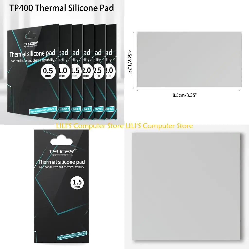 

A52B 14.8W/for m Silicone Non Conductive Heat Dissipation Silicone Pad for PC Multi-S