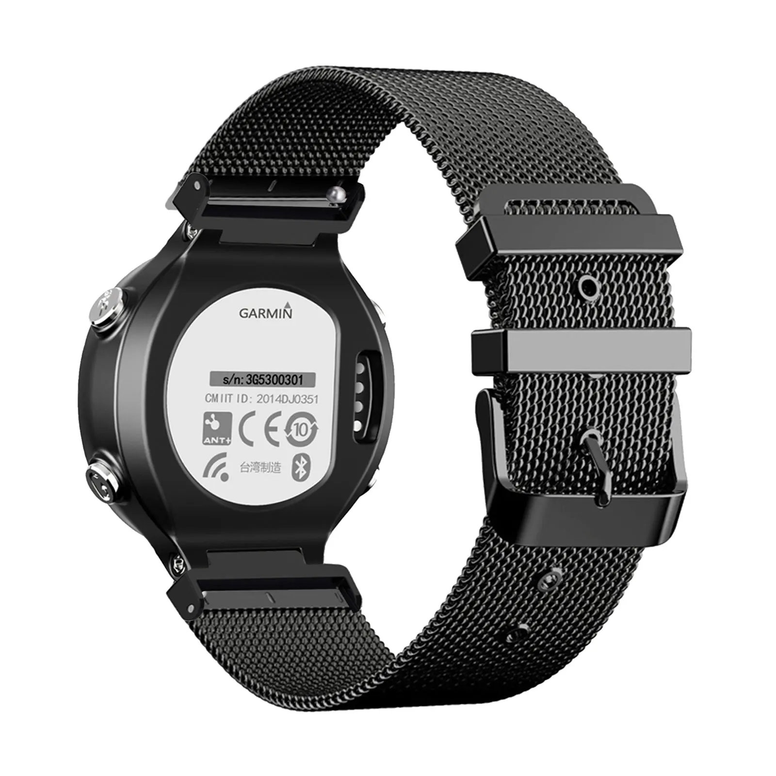 

Classic Bands for Garmin Forerunner 235/230/220/620/630/735XT Band, Metal Mesh Adjustable Strap