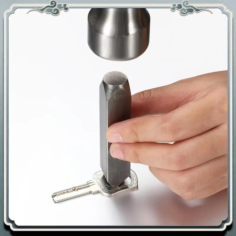 AC76-Metal Stamps For Key Punch 1/16 Inch Steel Tool For Keychain Leather Crafting Do Not Duplicate