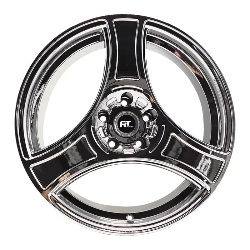 Custom 17 18 19 Inch 5x114.3 Forged Wheels Chrome 3 Spoke Deep Dish Rims for CX-5 Acura TLX Stance Cars