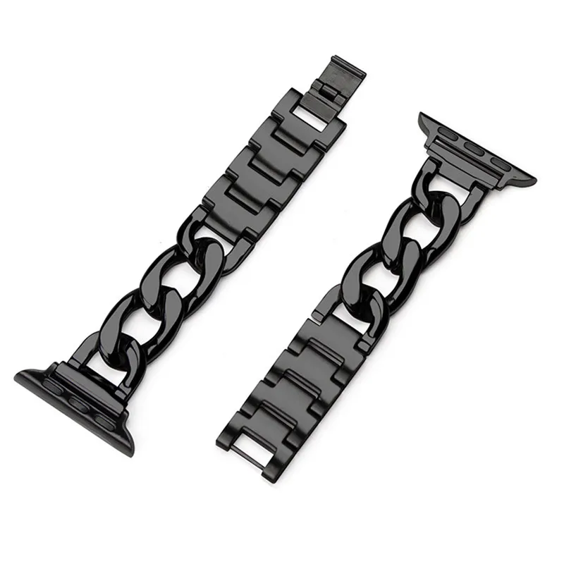 Metallisches Kettenarmband für Apple Watch 45mm 41 49 38 40 44 46 42mm Uhrenarmband für IWatch Series 4 5 6 7 8 se 9 10 11 12 Ultra – Detail 4