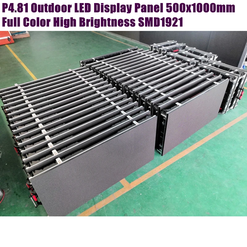 شاشة LED لتأجير شاشة حفلات الزفاف في الهواء الطلق P2.5 P3 P4 P4.81 P5 P6 P8 P10 فيديو بالألوان الكاملة 3 سنوات 500x1000mm #3