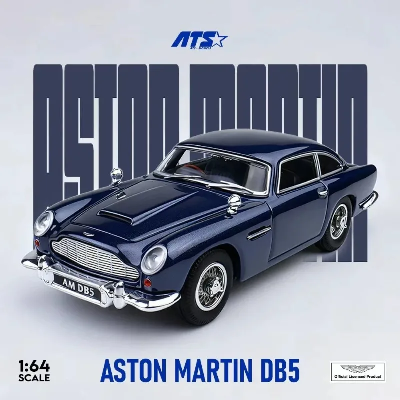 ATS 1/64 Aston Martin DB5 Alloy Car Static Die-casting Car Model Collection Model Boy Gift  Boy Toy Christmas Gift