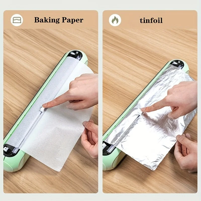 Plastic Film Cutter Kitchen Cling Film Box Sliding Type Household Cutting Box