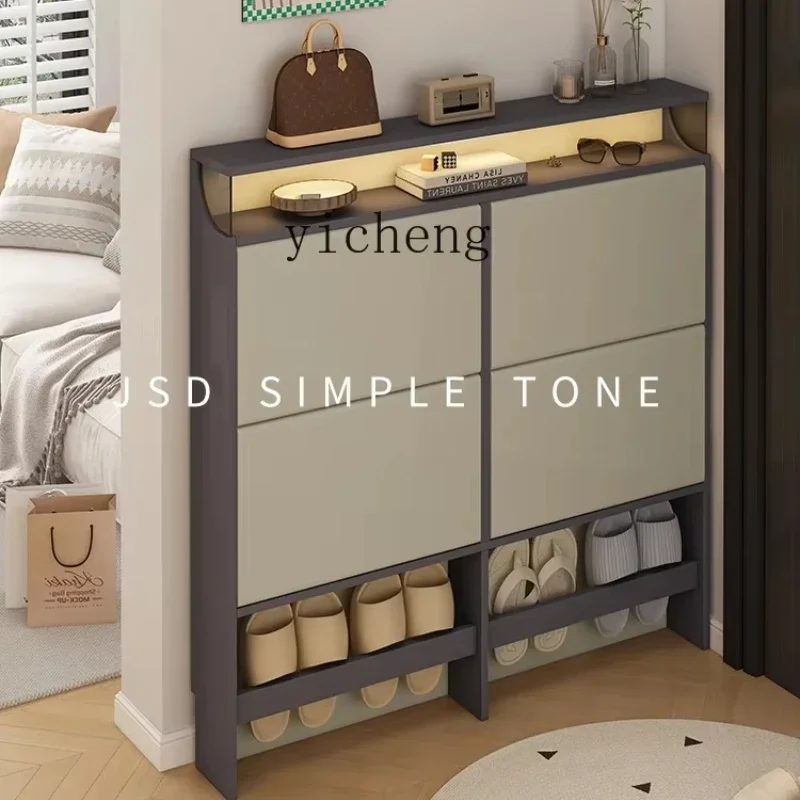 shoe adjustment cabinet, advanced sense at the door of the home, 15 cm against the wall, ultra-thin storage cabinet