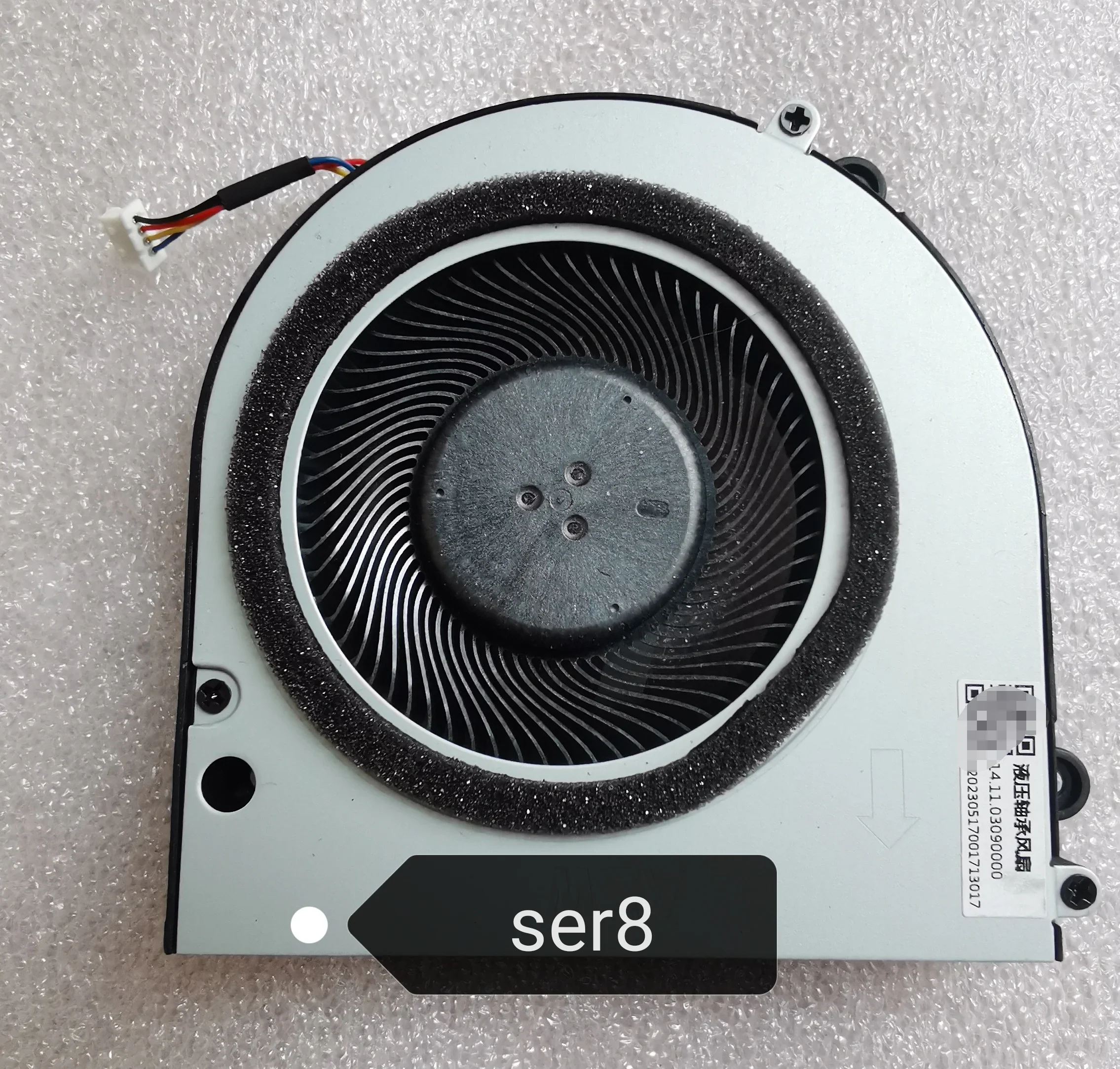 พัดลมใหม่สำหรับ BeelinK EQ12 EQ12 Pro N305 N100 GTR5 SEI8 SER4 3750H SER5 Pro Max GK55 LZX Series พัดลมระบายความร้อนสำหรับเคสคอมพิวเตอร์ขนาดเล็ก