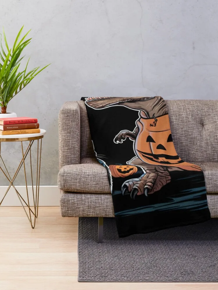 Halloween Tshirt Dinosaur T-rex Cat Spooky Party Costume Throw Blanket Blankets For Baby Cute Fashion Sofas Blankets