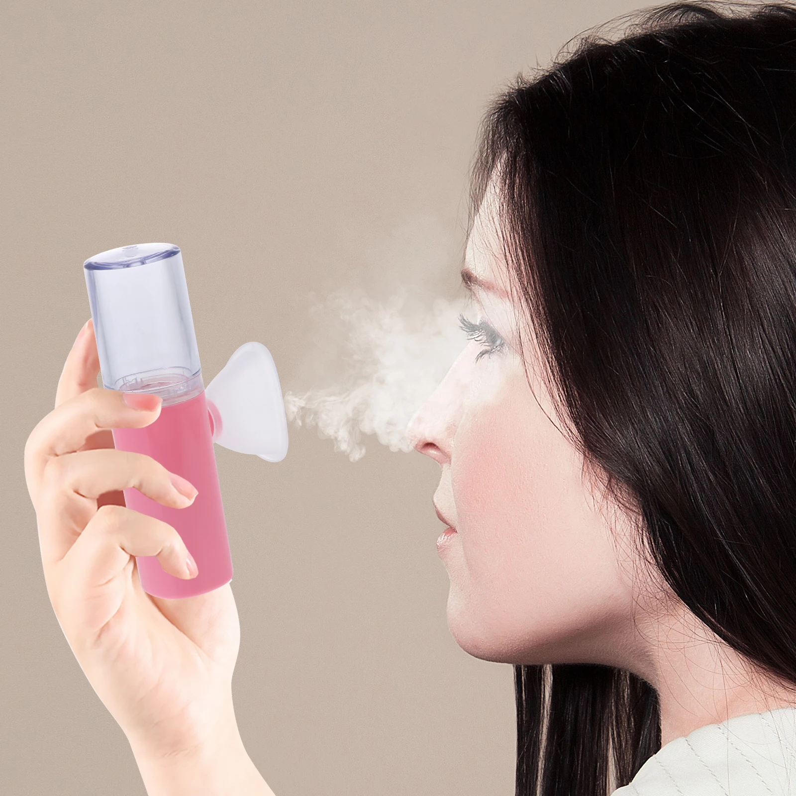 

1 set Portable Eye Mist Sprayer Fine Atomizer for Travel Soften Dry Eyes Face Humidifier Skincare Tool