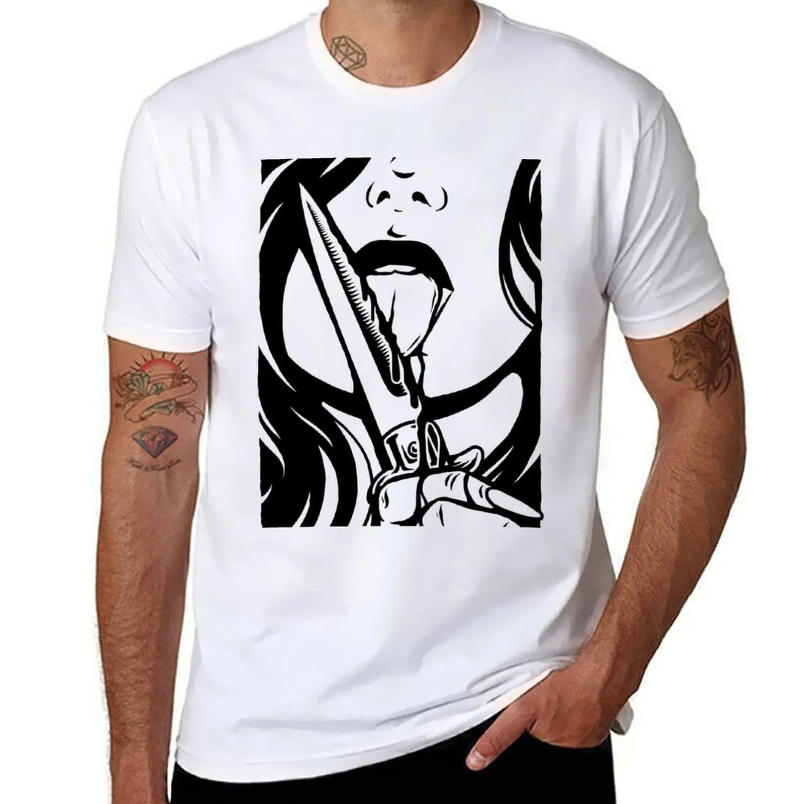 

Dangerous Girl T-Shirt cotton t shirts high quality anime t shirts oversize T-Shirt
