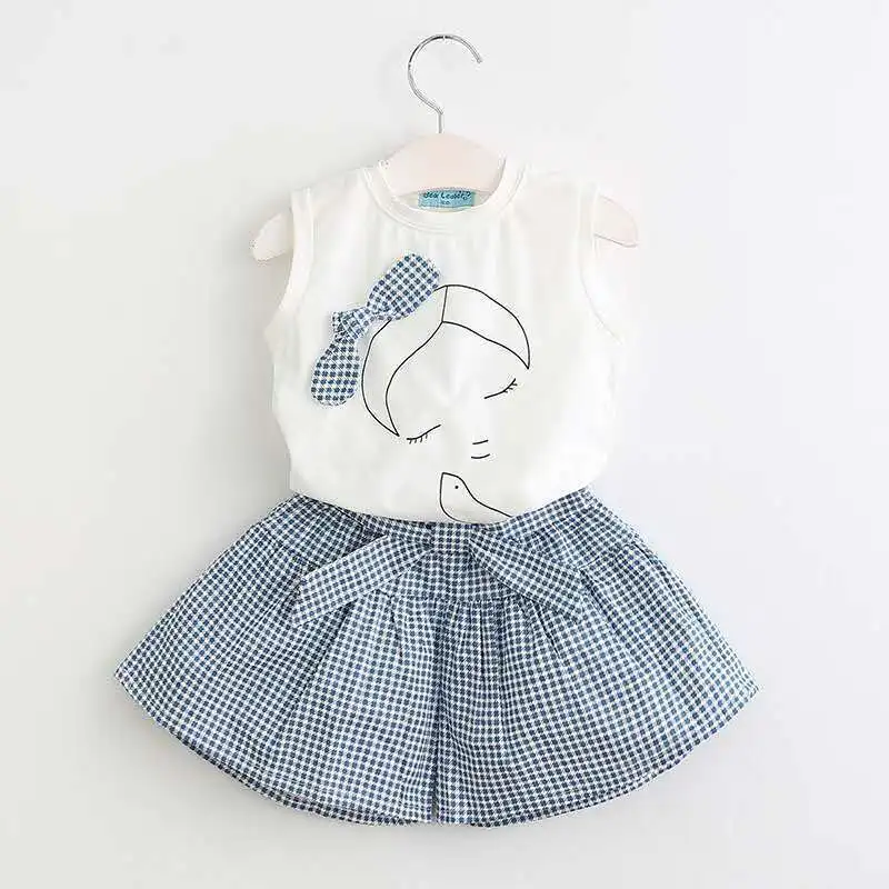 

Summer Outfits for Baby Girl Clothes 9 To 12 Months Korean Fashion Ballet Girl Printed Sleeveless Vest and Shorts Two Piece Set