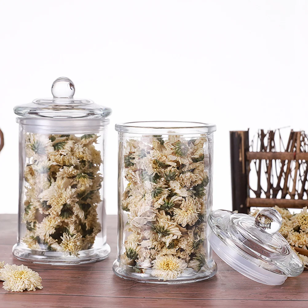 

Food Containers with Lids Empty Collection Kitchen Canisters Candy Storage Jar for Countertop