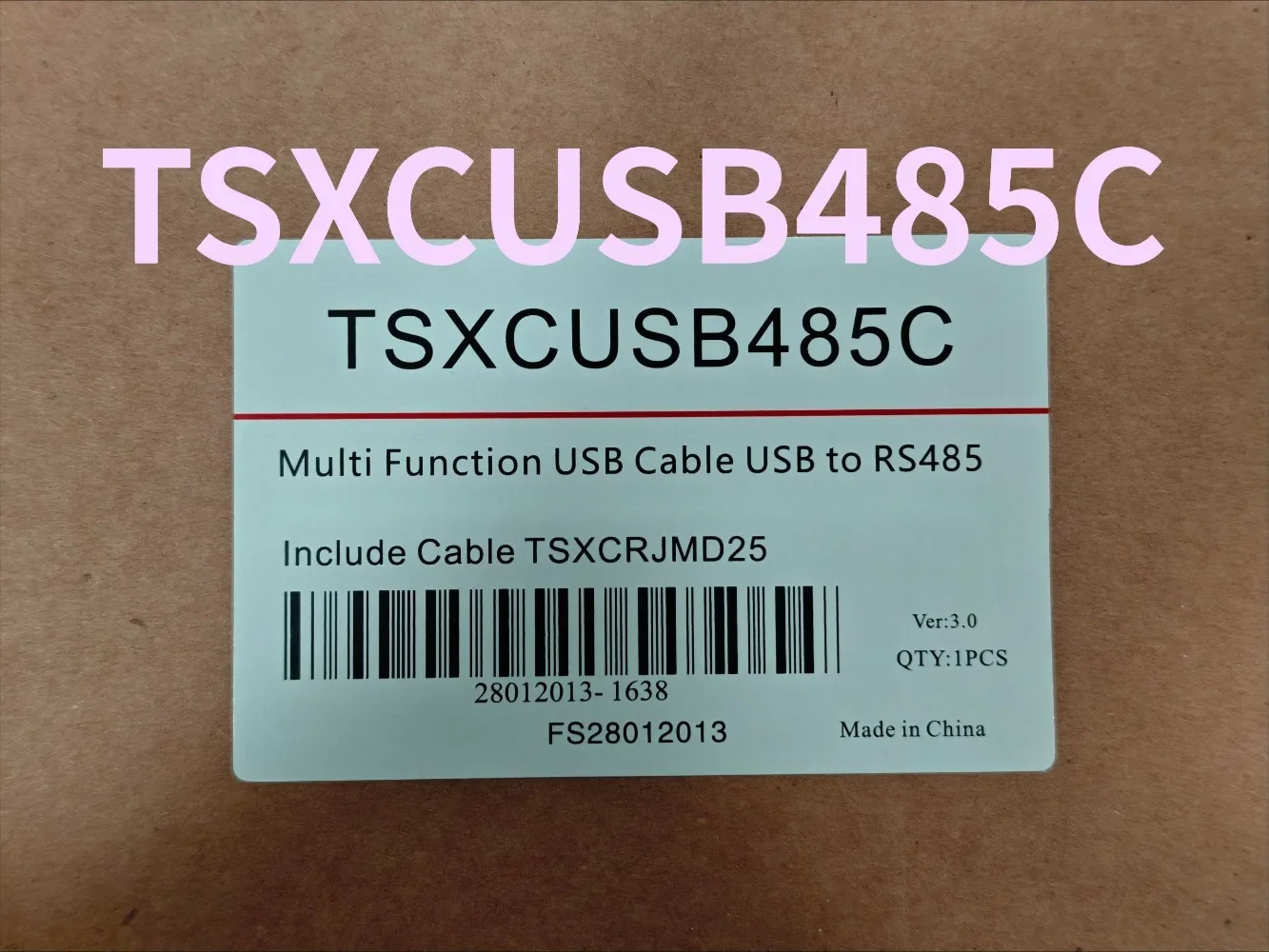 Brand New  TSXCUSB485C TSXCUSB485 TSXCRJMD25  Programming Cable Fast delivery