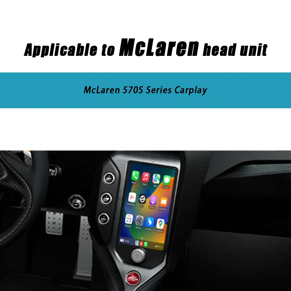 CZT-AUTO OEM Wireless CarPlay Android Auto Adapter Interface Screen Display Compatible With  570S Car Radio Mirror Link
