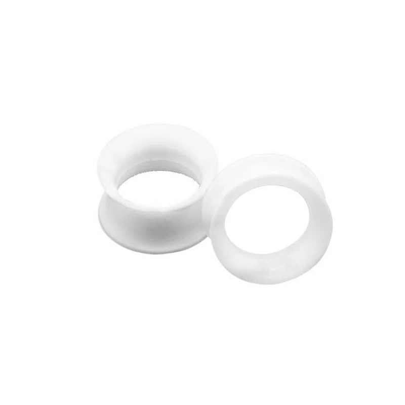 2pcs Flexible Silicone Ear Plug Gauges for Ear Piercing