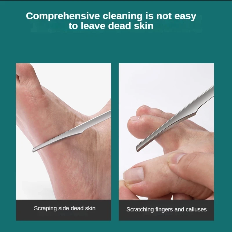 Pedicure Knife Tools for Feet Stainless Steel Foot Scrubber Dead Skin Remover 1/2/5Pcs Foot Scraper Knife Scraping Manicure Tool