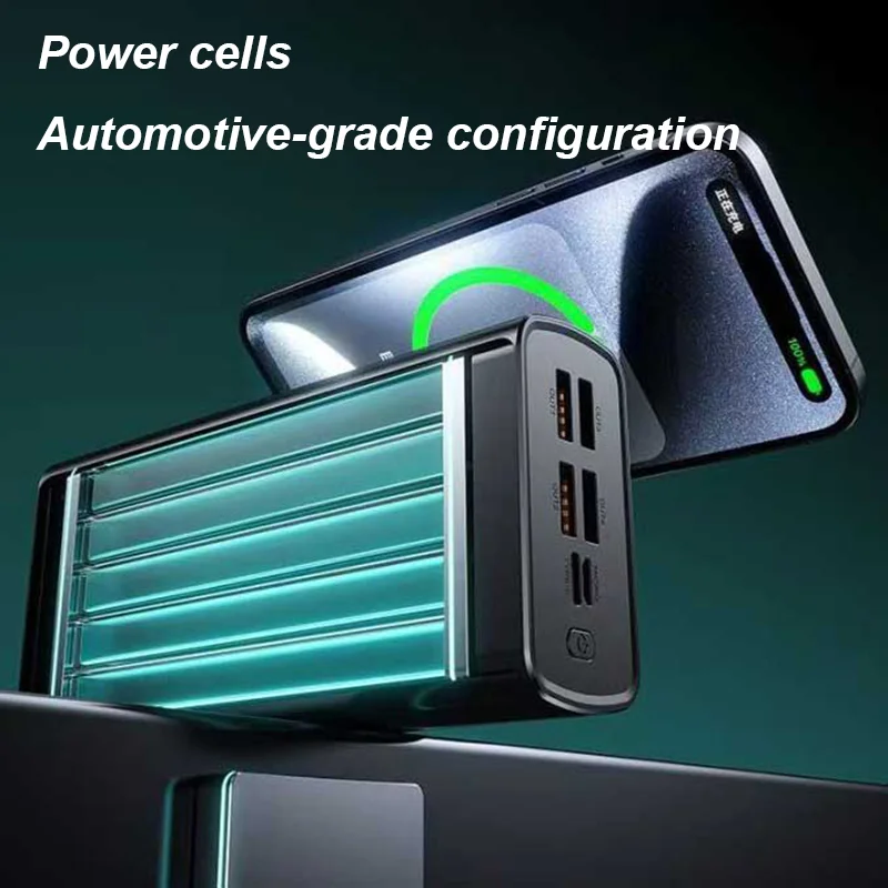 Xiaomi 2026New 200000mAh بنك طاقة ذو سعة كبيرة جدًا 120 وات شحن سريع محمول شاشة ديجيتال باور بانك لهاتف آيفون سامسون