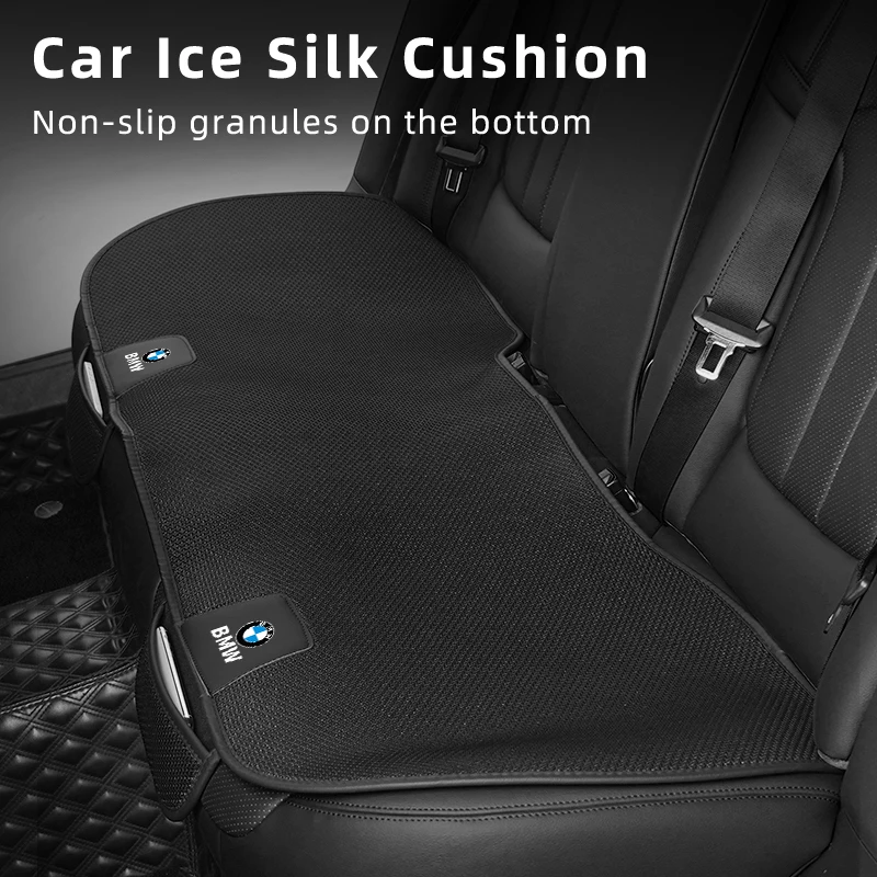 Car Seat Cover Front Rear Seat Ice Silk Cushion Pad Protective Mat For BMW E90 E60 E46 E39 F30 F10 E87 X3 X4 X5 X1 G30 G20 M3 M5