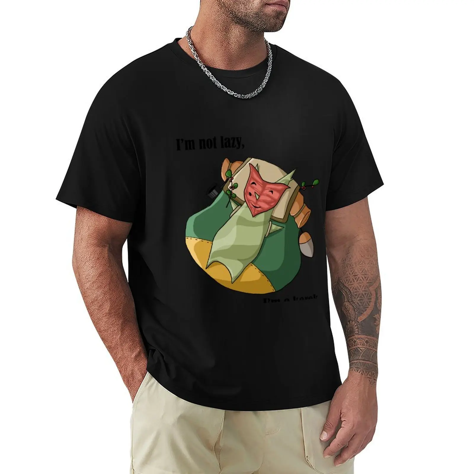

I'm not lazy, I'm a Korok T-Shirt animal prinfor boys man clothes mens t shirts pack