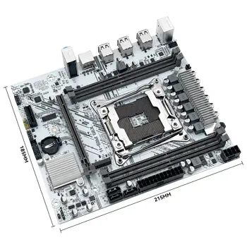 Kombinace základní desky MACHINIST White X99 PR9-H, Intel Xeon E5 2630 V4, LGA 2011-3, CPU DDR4, 16GB RAM, NVME, m.2, Volitelná sada kitů 10 nejlepší prodej Kombinace základní desky CPU - №2