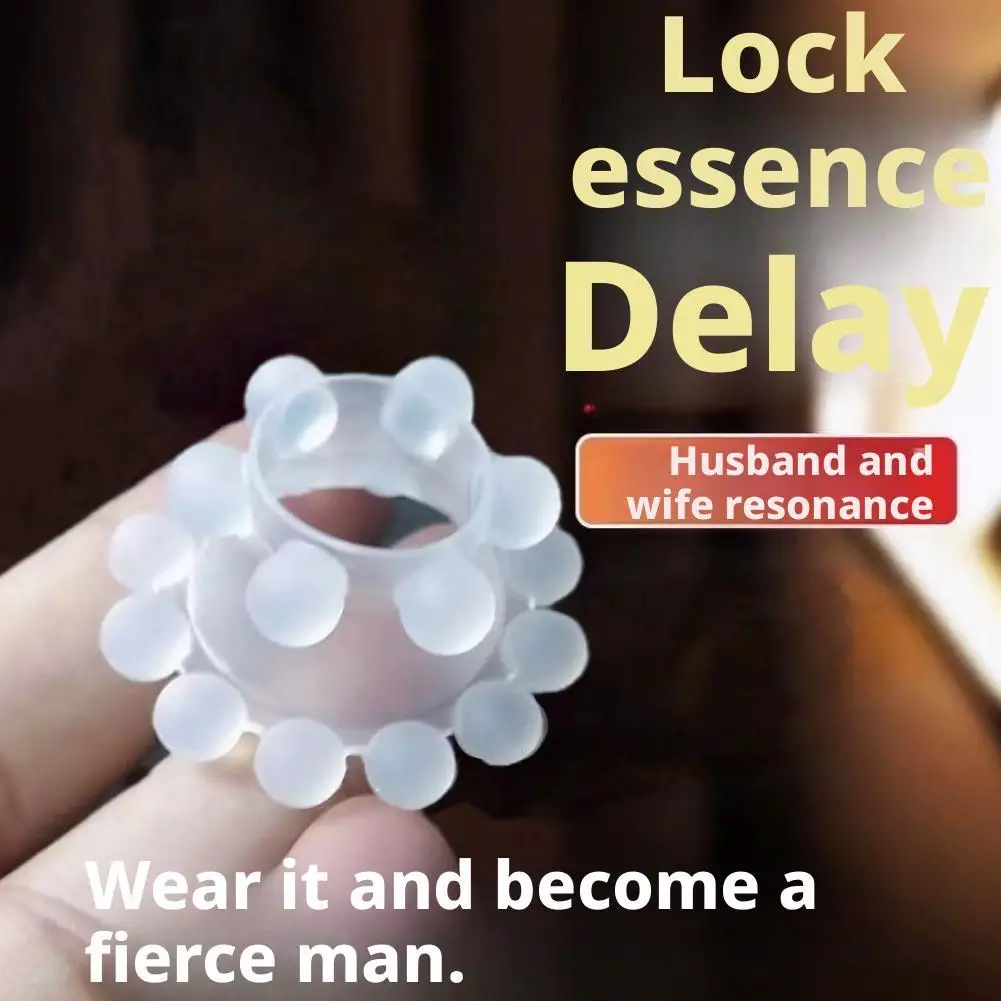 12/18/24 Beads Penis Ring for men Silicone Foreskin Correction Sex Toys Delay Ejaculation G-spot Stimulation Cockring Adult Toys
