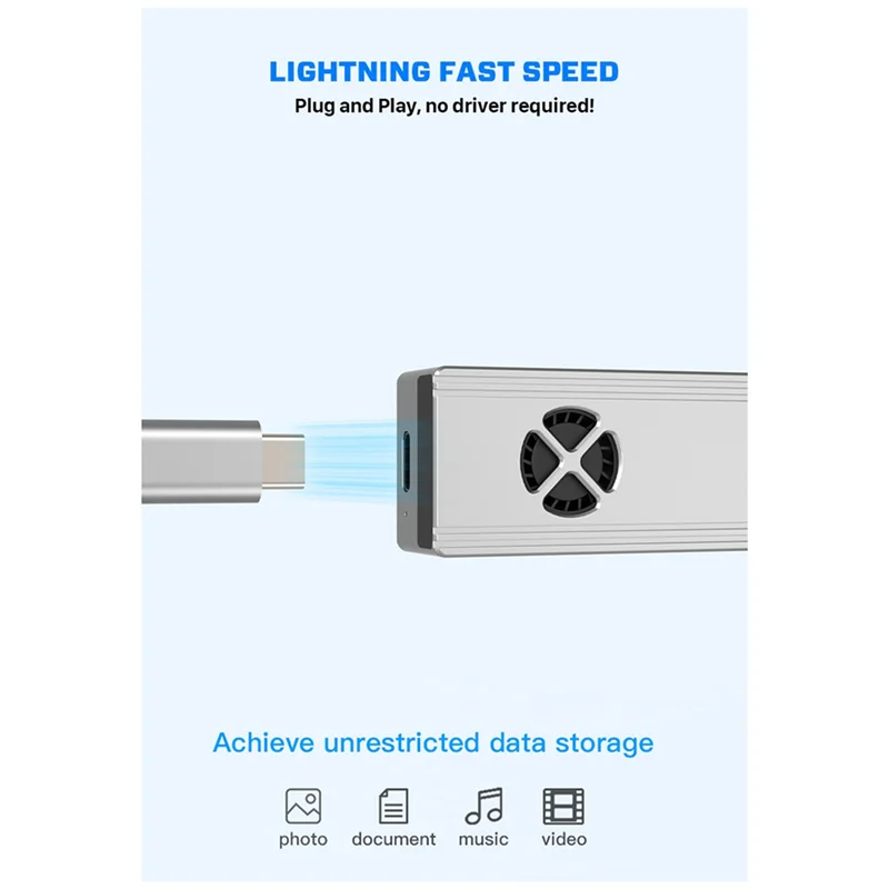 Nieuw! ! Nieuwe 20G M.2 Solid State Drive Box NGFF-NVME Dual Protocol Externe Lezen Notebook Mobiele Telefoon Kantoor Gebruik