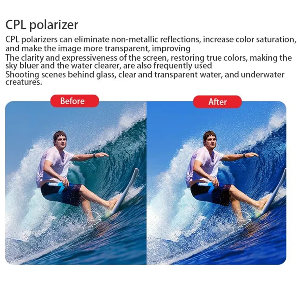 X3 Vidro UV CPL Estrela Noite ND8PL ND16PL ND32PL ND64PL ND PL Tampa do Filtro de Lente para Câmera de Ação XTU X3