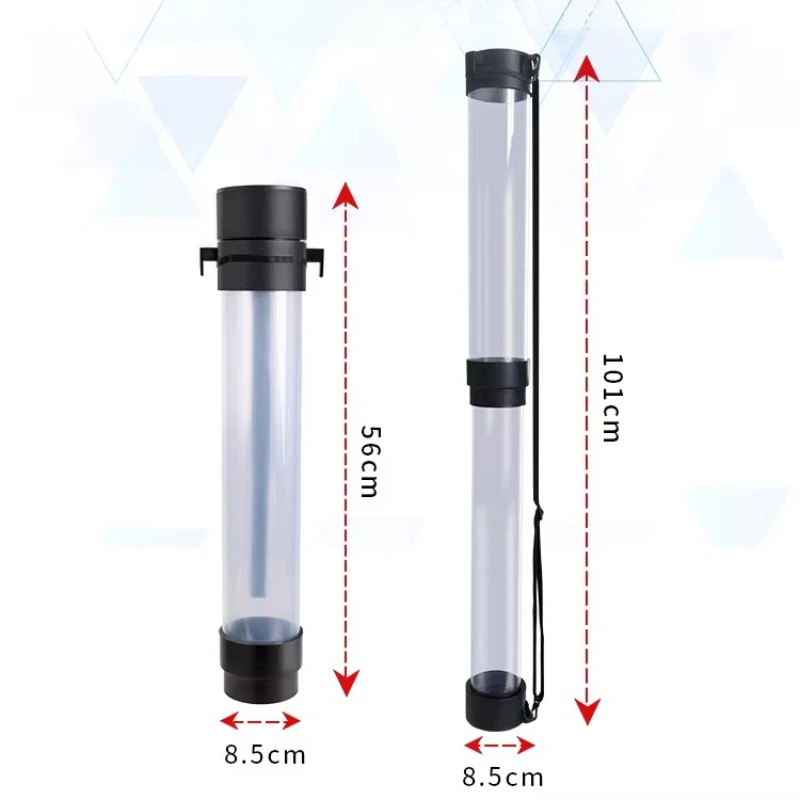 Scalable Tennis Picking Bucket Large Capacity Tennis Storage Tube Acrylic Balls Collection Device Portable Sports Accessories view 2