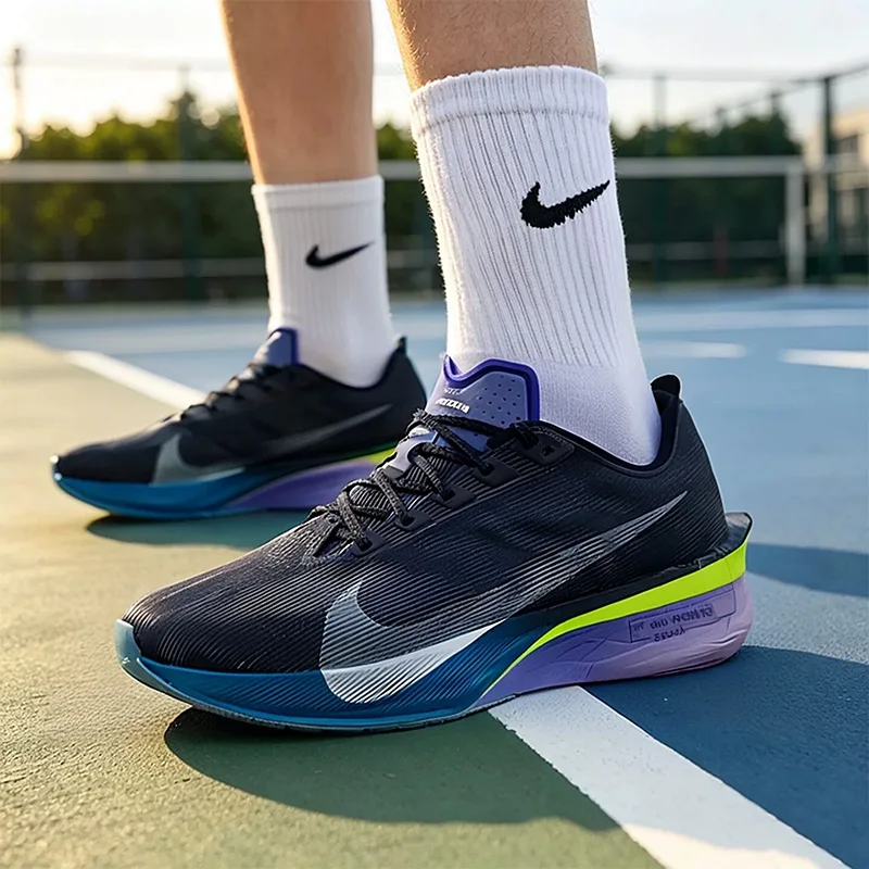 Nike Official Authentic ZOOMX Marathon Running Shoes for Men - New VAPORFLY Speed-Stabilizing Sports Shoes HF6414-401