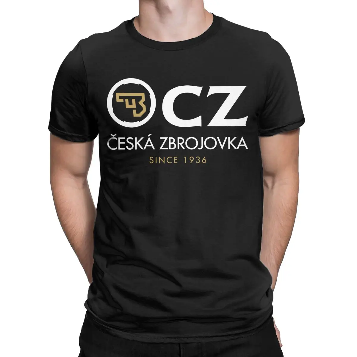 Summer Men Women Ceska Zbrojovka Logo Shirt Apparel CZ Firearms 100% Cotton Tops T-shirt Vintage Tee Shirt