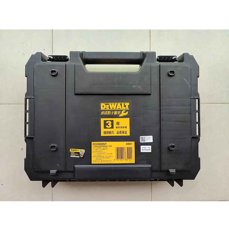 DEWALT DCD800 Original Toolbox Stackable Portable Hardware Box Wear-Resistant and Drop-Resistant Heavy Duty Tools Case