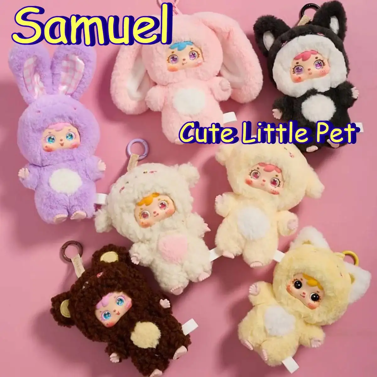 

Samuel Cute Little Pet Series Vinyl Blind Box Plush Toy Mystery Box Doll Action Figure Ornament Collection Surprise Gifts