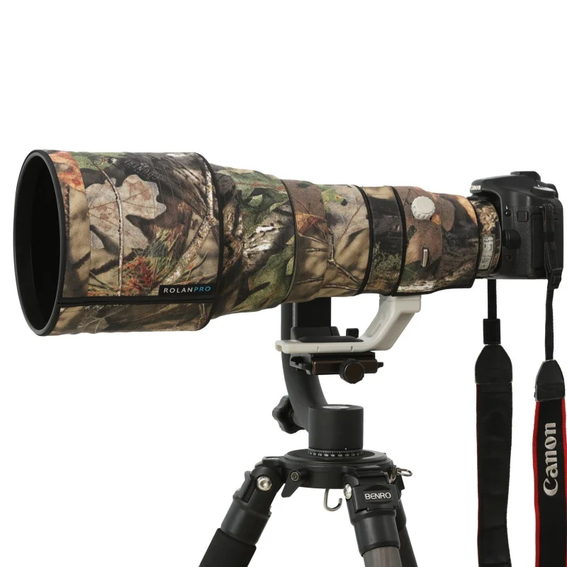 ROLANPRO Waterproof Lens Coat For Canon EF 400mm F2.8L IS III USM Camouflage Lens Case Lens Protective Sleeve Guns Cover