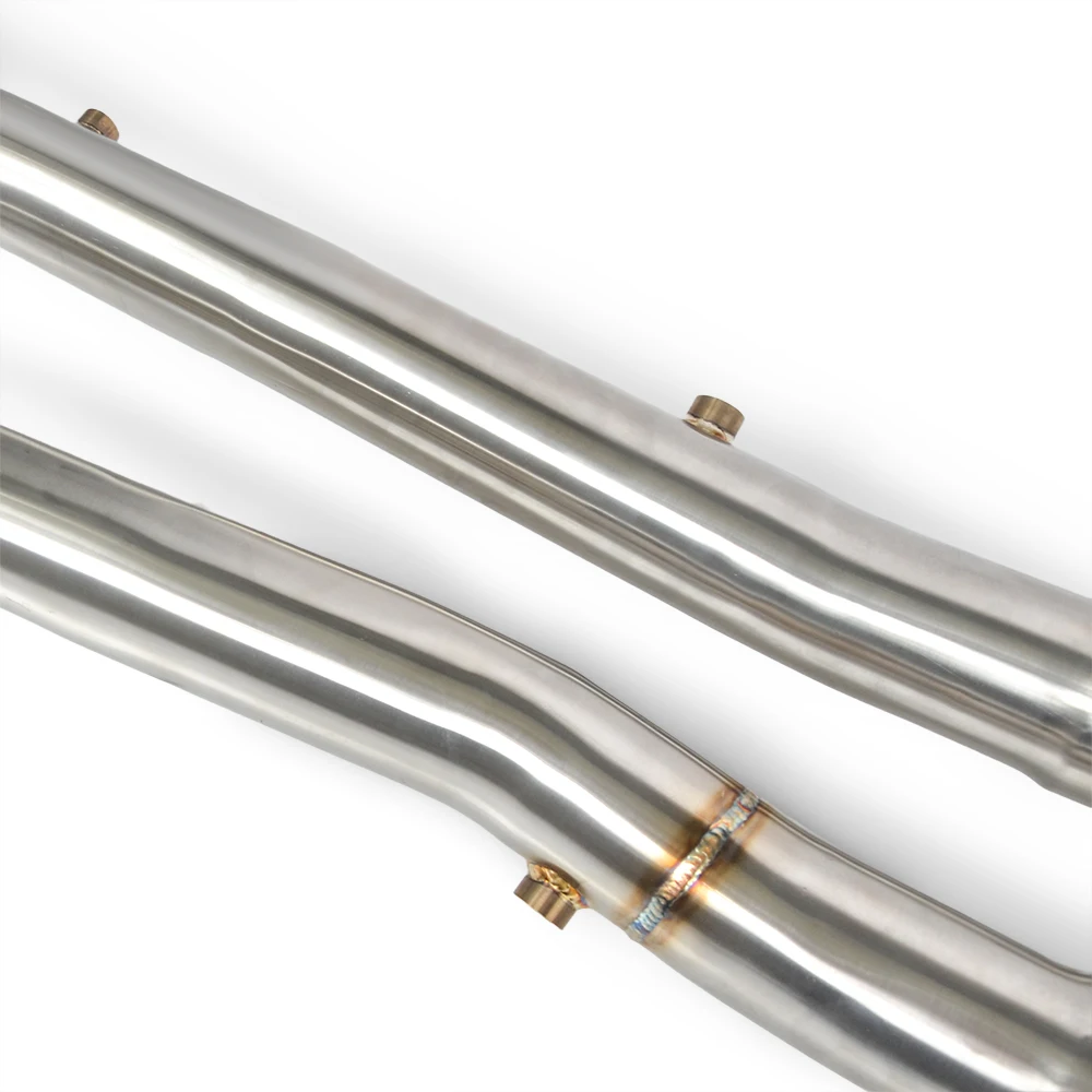 

Wholesale exhaust Tuned exhaust mid pipe performance for Audi TTRS 2.5T 2020-2024 ss304 exhaust downspout heat insulation