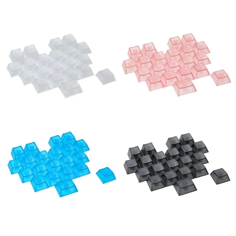 Gaming & Office Keycaps 21Keys With Shining Fogged Comfort Focused Feel 77JC