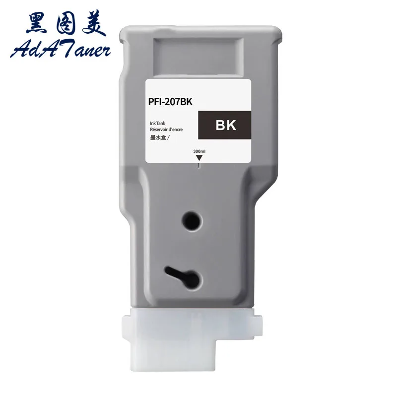 PFI-207 MBK PFI207 PFI 207 Premium Color Compatible InkJet Ink Cartridge For Canon IPF 680 685 780 785 IPF680 IPF780 Printer