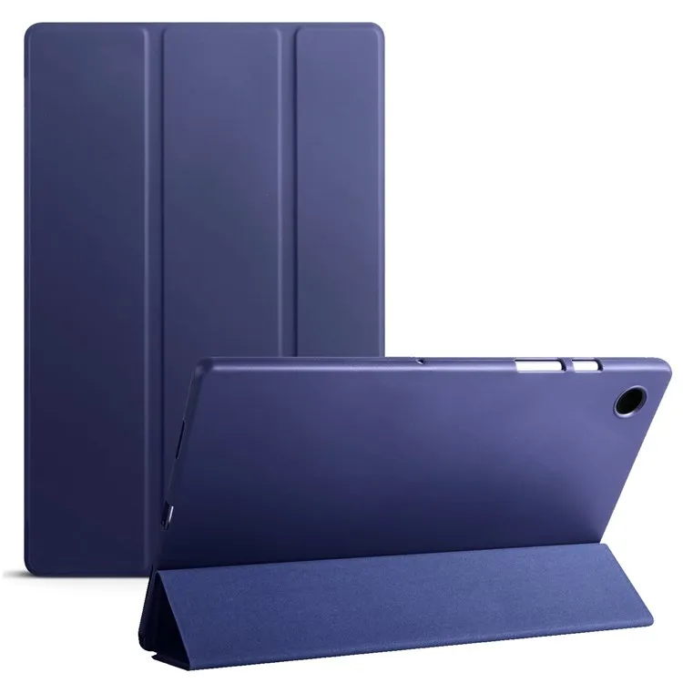 

For Samsung Galaxy Tab A8 10.5 (2021) / (2022) Tri-fold Stand Tablet Case PU Leather + TPU Full Protection Auto Wake / Sleep Cov