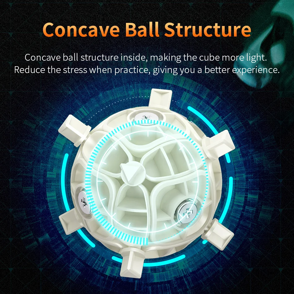 مكعب سرعة مغناطيسي تطور 2x2 لعبة تعليمية لغز مهنة لعبة للأطفال هدية #5