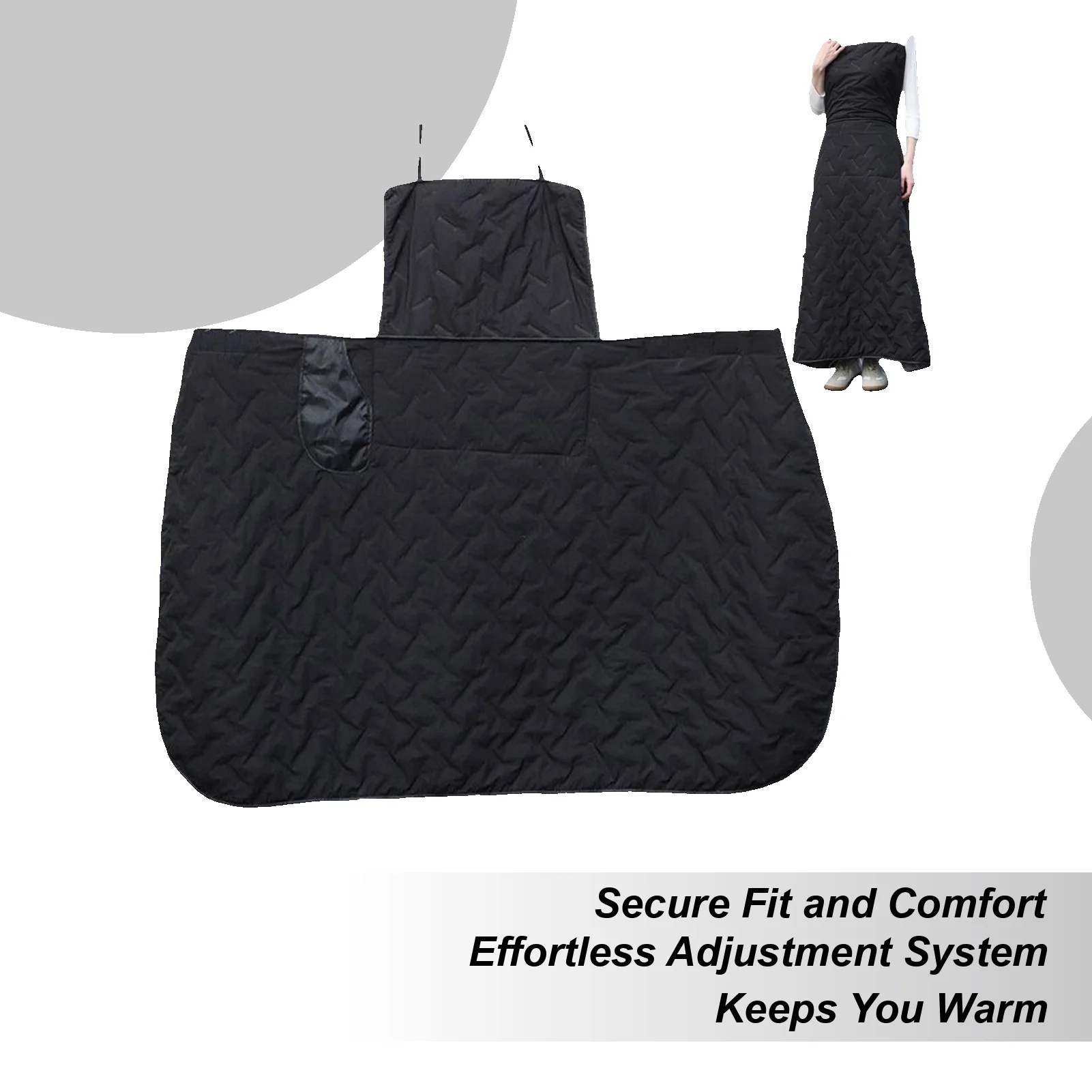 

Мотоциклетный фартук для ног, водостойкое толстое зимнее теплое одеяло для скутера, фартук на лобовое стекло мотоцикла, одеяло для зимнего вождения