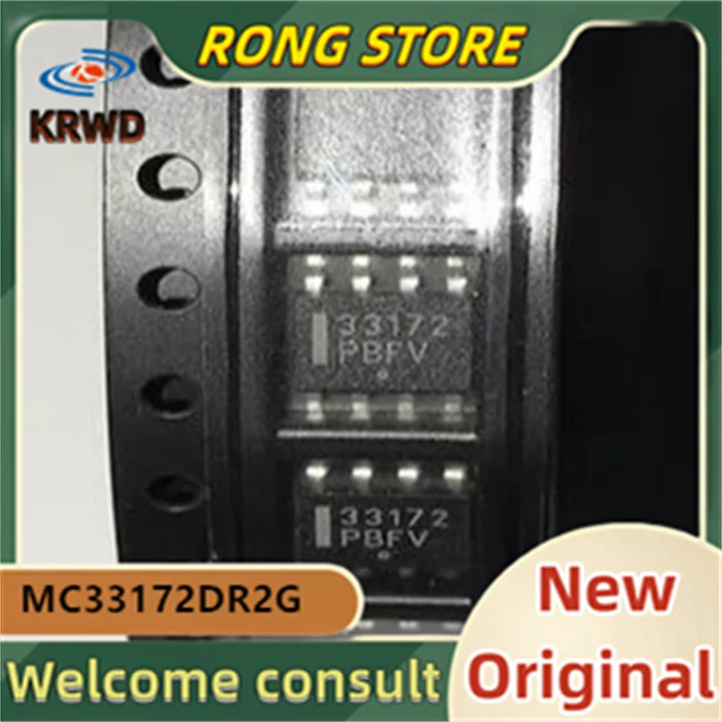 

30 шт. 33172 MC33172 MC33172DR2G SOP-8 Новый и оригинальный