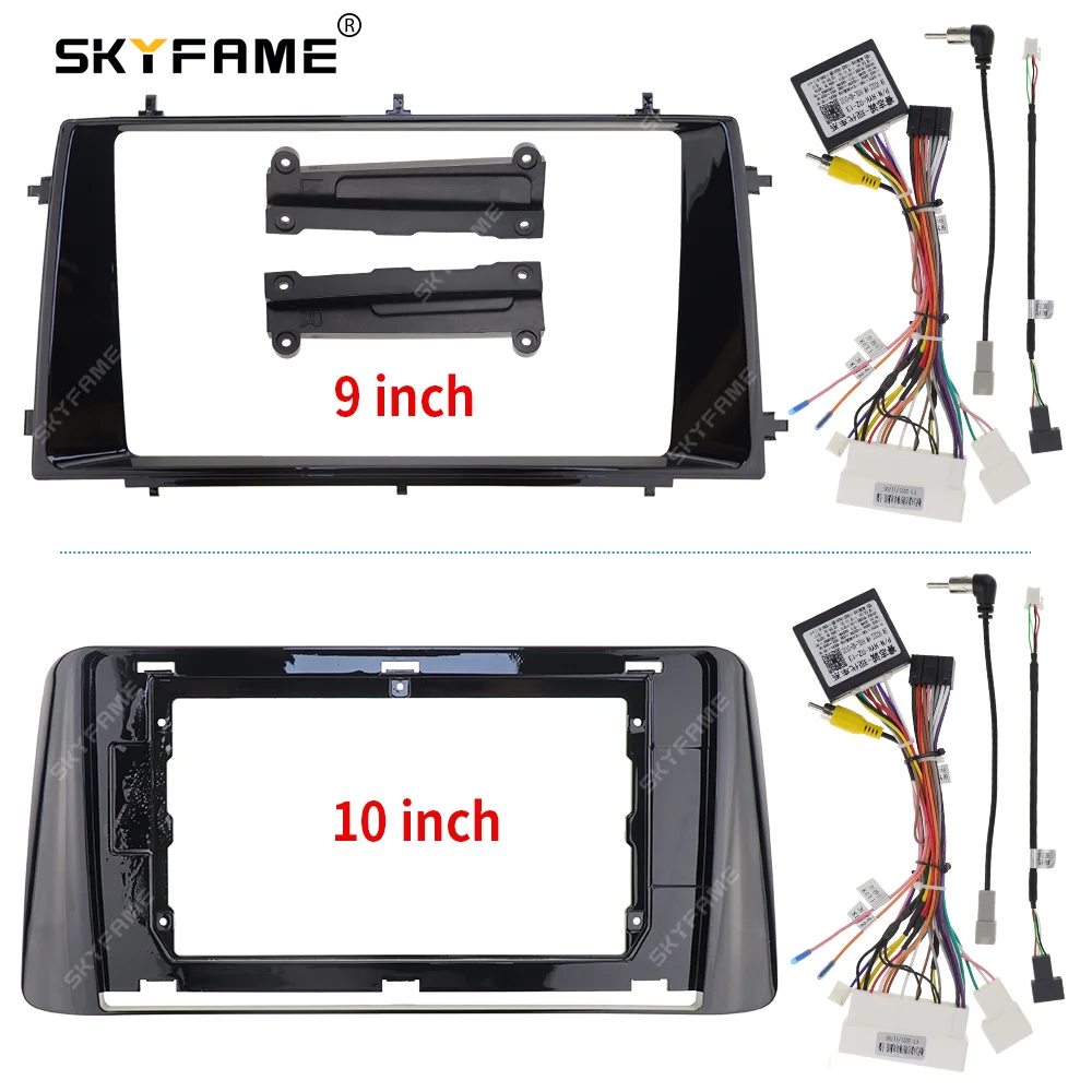 

SKYFAME Car Radio Frame Fascias Cable Navigation Panel For KIA KX3 2020-2021 Android Screen Dask Kit Fascia Frame