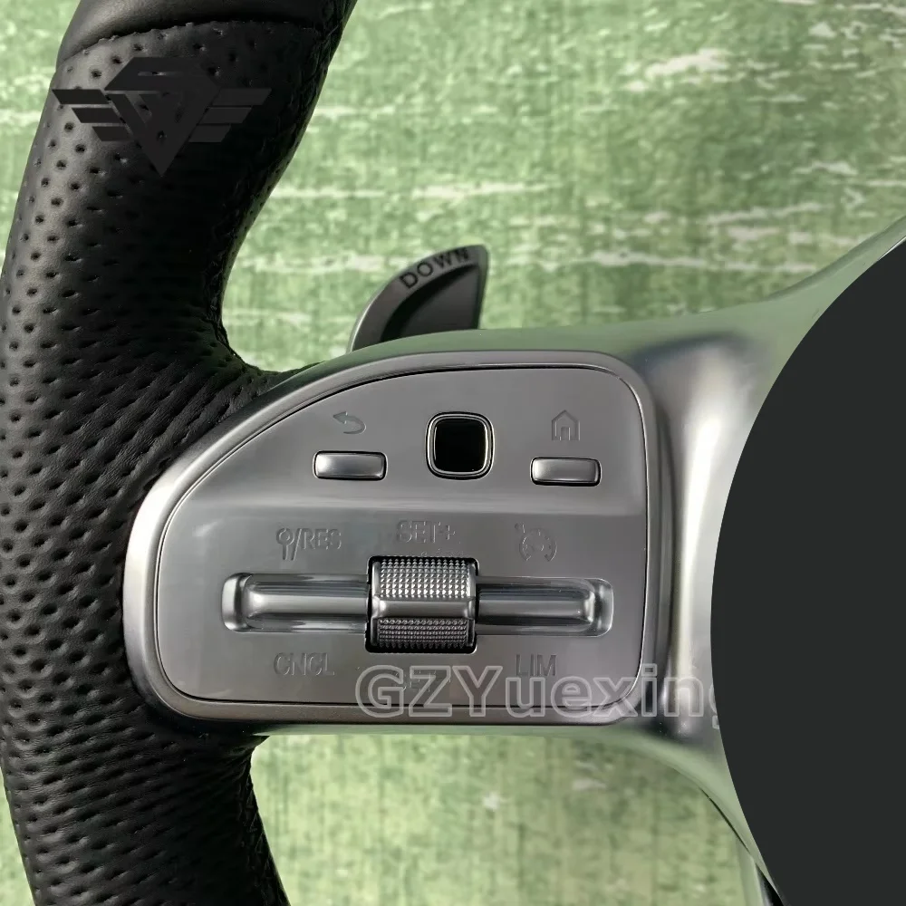 For Customized Leather for Mercedes AMG 808 W204 W205 W213 W463 W166 C-Class E-Class S-Class Sport Steering Wheel