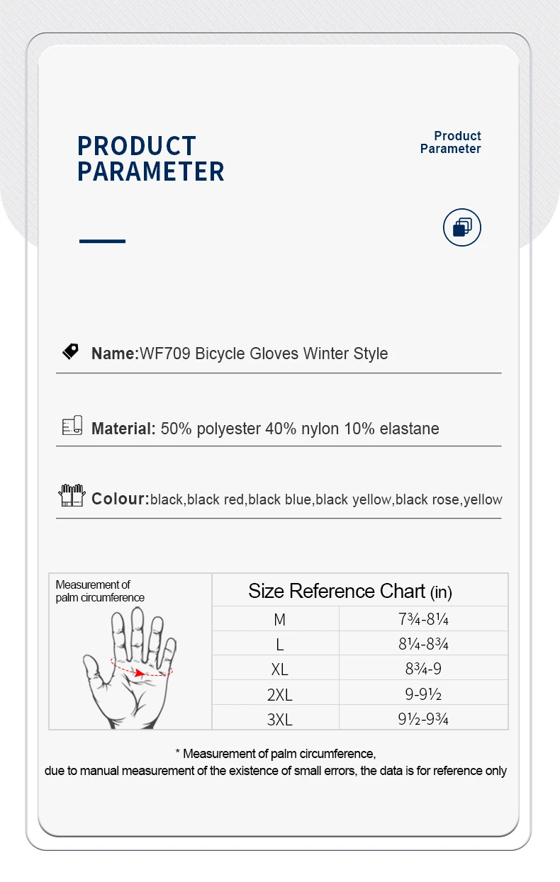 INBIKE Fahrradhandschuhe für Herren und Damen, warmer Fleece-Winter-Fahrradhandschuh zum Reiten, Fahrradhandschuhe, wasserdichtes Touchscreen-Zubehör – Detail 2