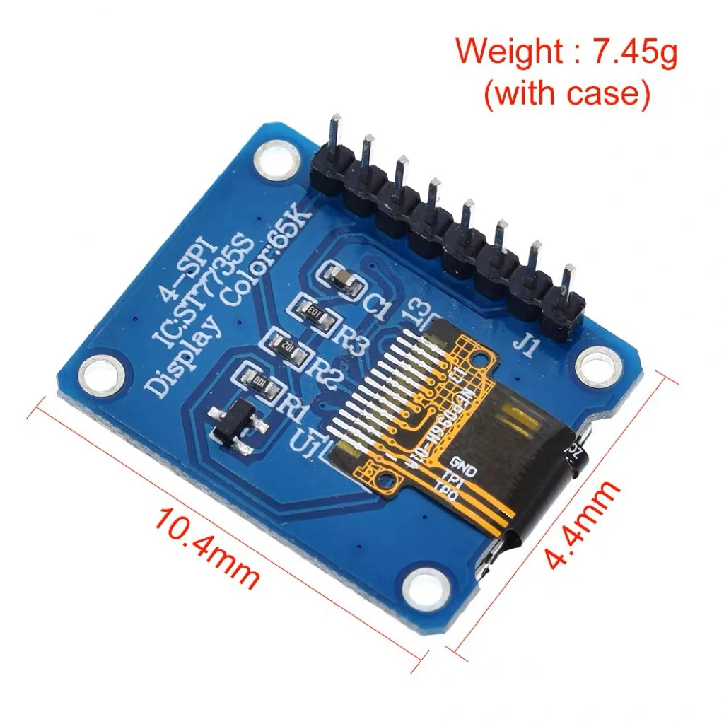 TZT-Écran TFT pour Ardu37, 0.96 / 1.3 pouces, IPS 8P/7P éventuelles I HD 65K, document complet LCD Tech ST7735, lecteur IC 80x160 (non OLED)