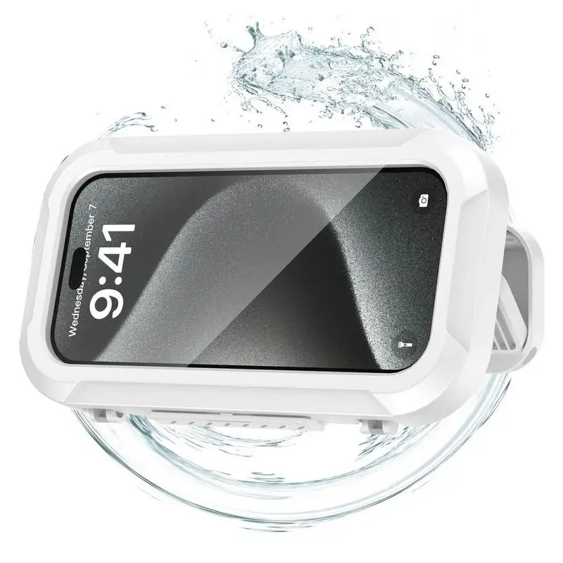 

Shower Phone Mount Shower Phone Case Holder Angle Adjustable Waterproof Cellphone Stand For Bathroom Mirror Kitchen Swimming