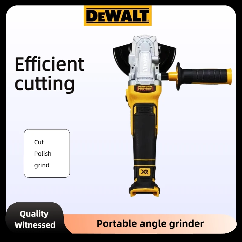 Dewalt DCG405FN/NT Amoladora Angular Inalámbrica 125mm 9000RPM: Máquina Cortadora y Pulidora de Litio (Batería No Incluida)