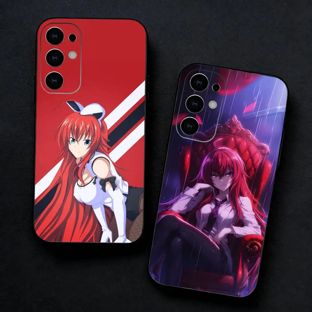 DXD Rias G-Gremory Phone Case For Samsung S25,S24,S23,S22,S21,S20,Plus,Fe,Lite,Others Black Cover