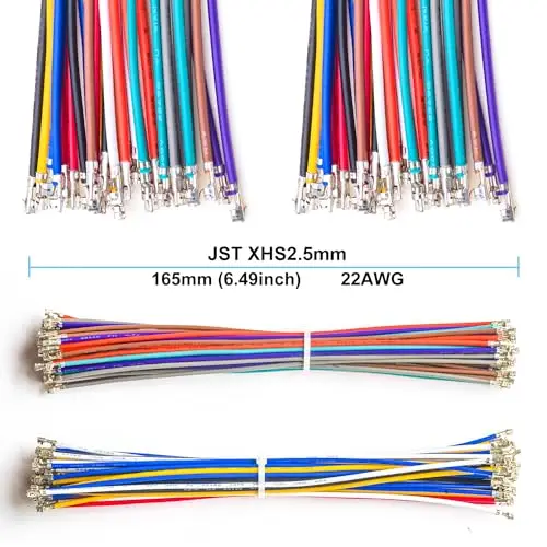 Conectores hembra de una sola fila XHS XHB2.54, carcasa JST XHS XHB de 2,54mm, fila única 2/3/4/5/6/7/8/9/10Pin (yo-xhb-single)