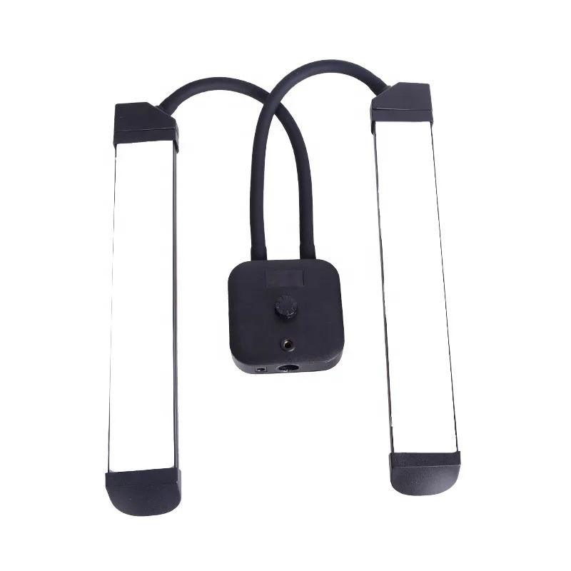 Hot Selling  Dual Arm Fill Light  Photography Remote Control LED Light for  Smartphone with Reflexed Stand