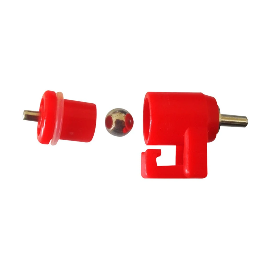 

10 Pcs Ball Valve Drinking Waterer Durable Plastic Automatic Fountain for Chickens Pigeons Birds Quail Pets poultry farming