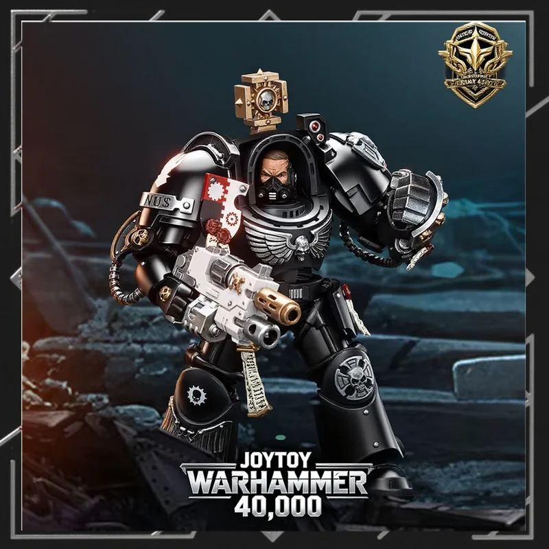 

Игрушка Joy 1/18 Warhammer 40k Darktide Фигурки Железные руки Капитан в Терминаторе Броня Изысканная модель игрушки Подарки-сюрпризы